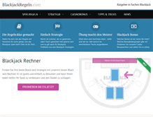 Tablet Screenshot of blackjackregeln.com
